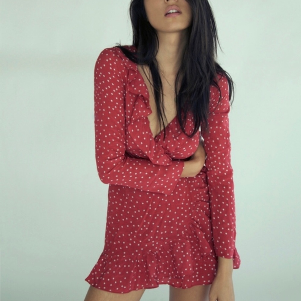 Realisation Par Alexandra red star dress size XS